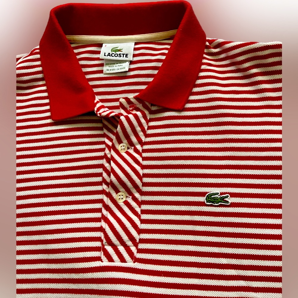 Mens Lacoste Polo Size 6